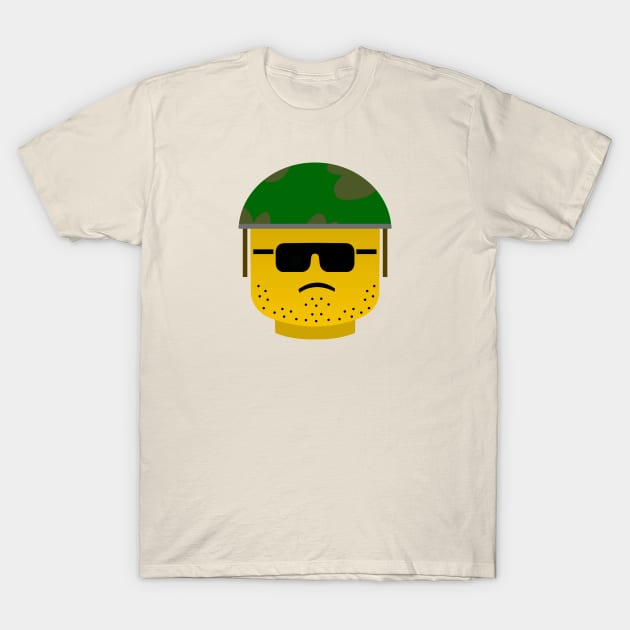 Lego head Soldier T-Shirt by ShockDesign